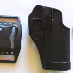 Holster avec plaque de ceinture pour Glock Blackhawk