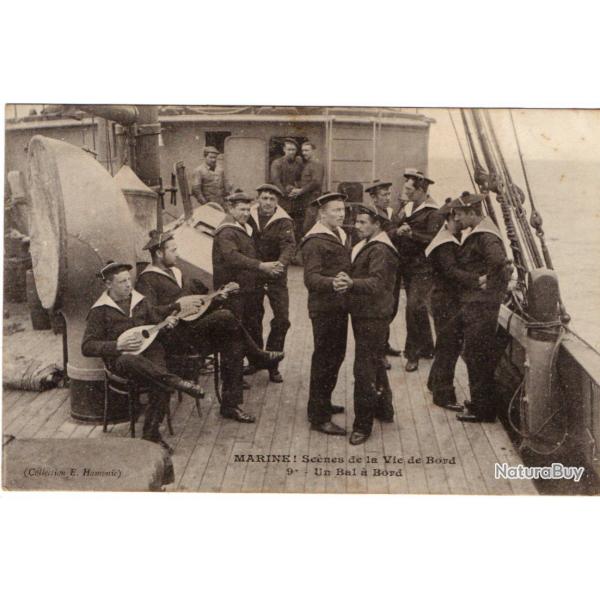 CPA - MARINE MILITAIRE - Scnes de la Vie de Bord - Un Bal a Bord N1736
