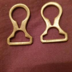 2 pièces laiton de casque à pointe   A25.11