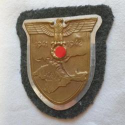 Plaque de bras pour veste Allemande WW2 **KRIM **  en repro   A25.12