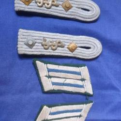 Ensemble pattes d'épaule et pattes de col Allemand WW2 A25.12