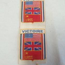 2 Insignes LIBÉRATION WW2 original  A25.12