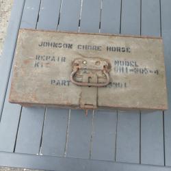Caisse US Ww2 pour pièces détachées de groupe électrogène. Longueur 38cms.largeur 20cms.hauteur 12cm