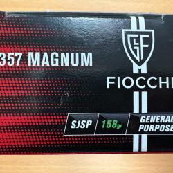 FIOCCHI  CAL 357 MAGNUM  SJSP 158GR VENDU PAR 4 BTES DE 50 BALLES FRAIS DE PORT OFFERT