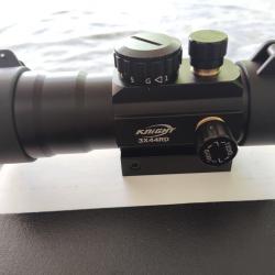 1 x Bestsight Red Dot 3x44 Viseur Point Rouge, vert Optique Tactique