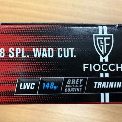 FIOCCHI  CAL 38 SPECIAL 148GR LWC VENDU PAR 4 BTES DE 50 BALLES FRAIS DE PORT OFFERT