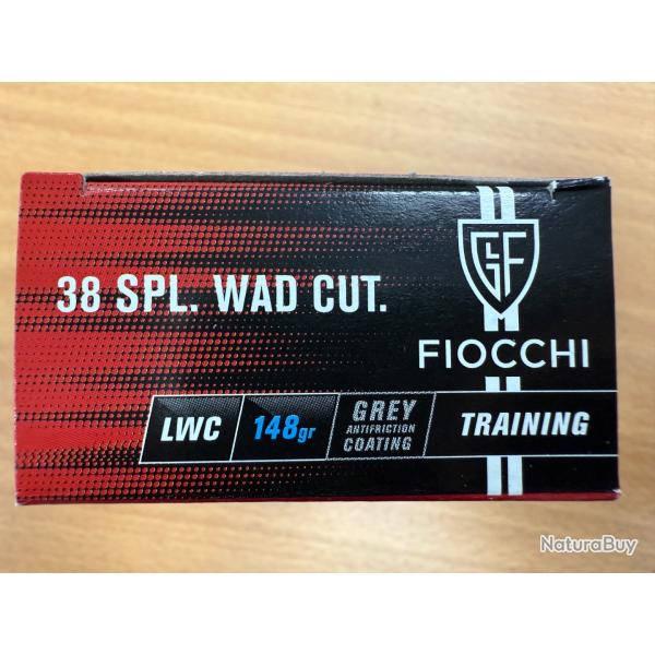 FIOCCHI  CAL 38 SPECIAL 148GR LWC VENDU PAR 4 BTES DE 50 BALLES FRAIS DE PORT OFFERT