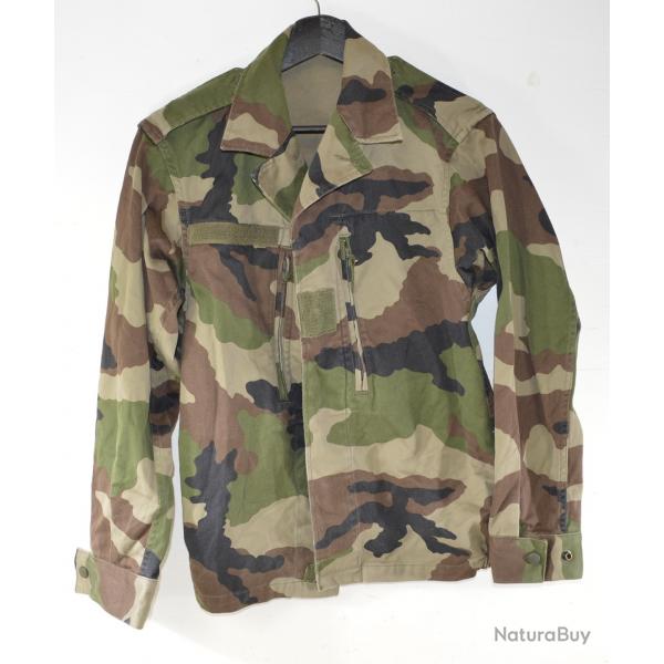 Veste de treillis arme Franaise. Taille 80M (XS) camouflage Europe. Surplus survie chasse pche