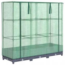 Jardinière bac lit surélevé plantes fleurs terrasse jardin surélevée avec housse aspect rotin 120 x