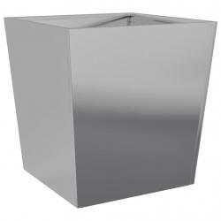 Jardinière bac lit surélevé plantes fleurs terrasse jardin 50 x 50 x 50 cm acier galvanisé gris 02_