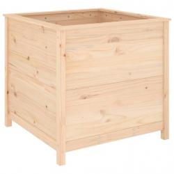 Jardinière bac lit surélevé plantes fleurs terrasse jardin 82,5 x 82,5 x 78 cm bois de pin massif m