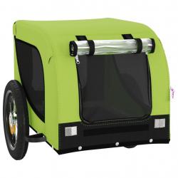 Remorque chariot transport de vélo pour animaux de compagnie vert 02_0044284