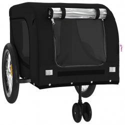 Remorque chariot transport de vélo pour animaux de compagnie noir 02_0044228