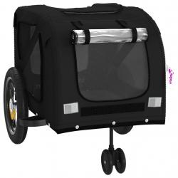 Remorque chariot transport de vélo pour animaux de compagnie noir 02_0044215