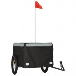 Remorque chariot transport de vélo 45 kg fer gris 02_0044120