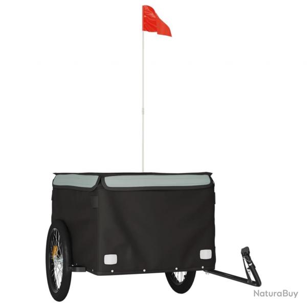 Remorque chariot transport de vlo 45 kg fer gris 02_0044120