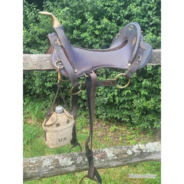 1913 McClellan mule packer saddle origine.