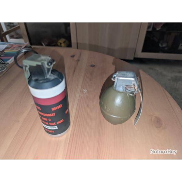 Grenade airsoft (fausse, dcoration, n'explose pas)