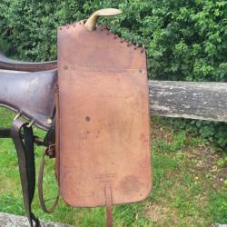 US CAVALRY PACKER SADDLE POMMEL BAGS  ww1