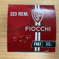 FIOCCHI  CAL 223 REM FMJ VENDU PAR 2 BTES DE 50 BALLES FRAIS DE PORT OFFERT