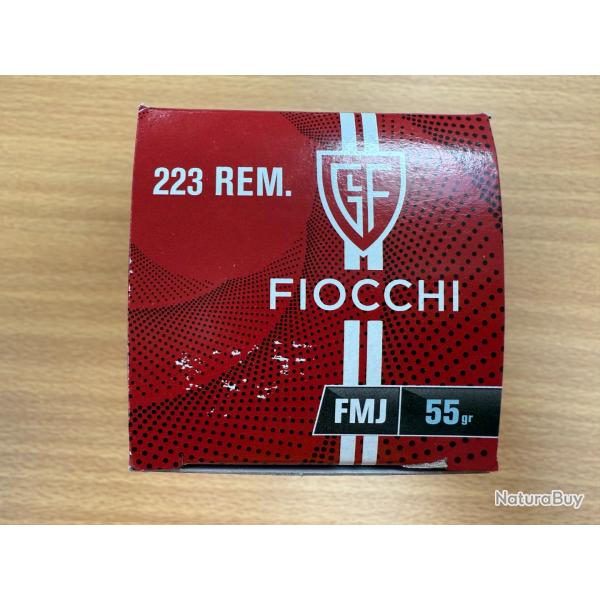FIOCCHI  CAL 223 REM FMJ VENDU PAR 2 BTES DE 50 BALLES FRAIS DE PORT OFFERT