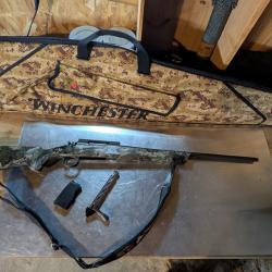 Franchi horizon camo 243 Win état neuf , vendu avec housse Winchester et rail picatinny neuf