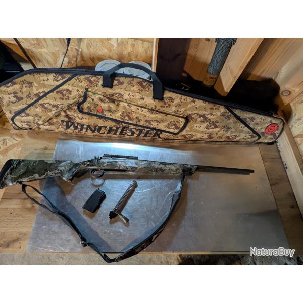 Franchi horizon camo 243 Win tat neuf , vendu avec housse Winchester et rail picatinny neuf