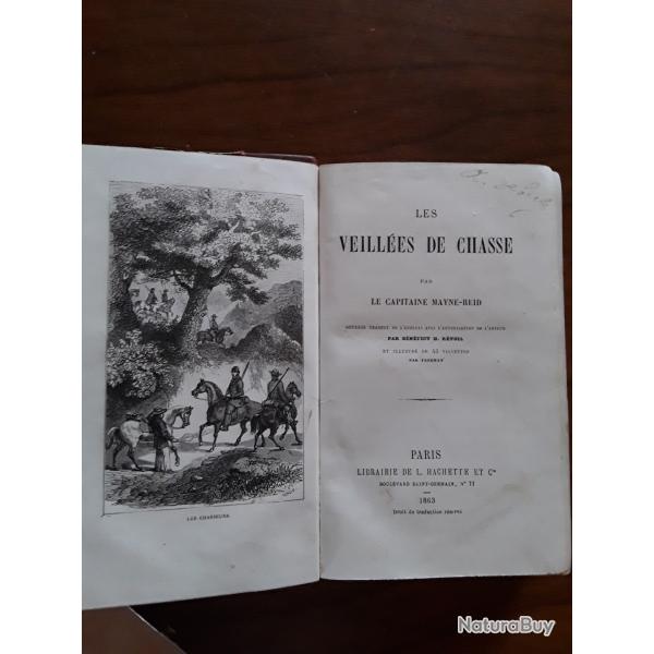 Le capitaine Mayne -Reid/les veilles de chasse/1863