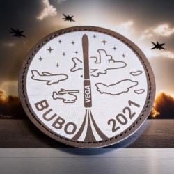 Patch ecusson cuir pu operation BUBO 2021 armee de l'air rafale normandie niemen