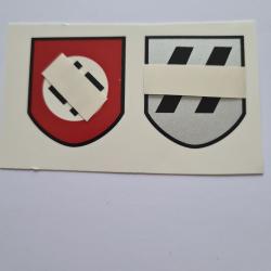 1 décalcomanie pour casque Allemand WW2  A25.3