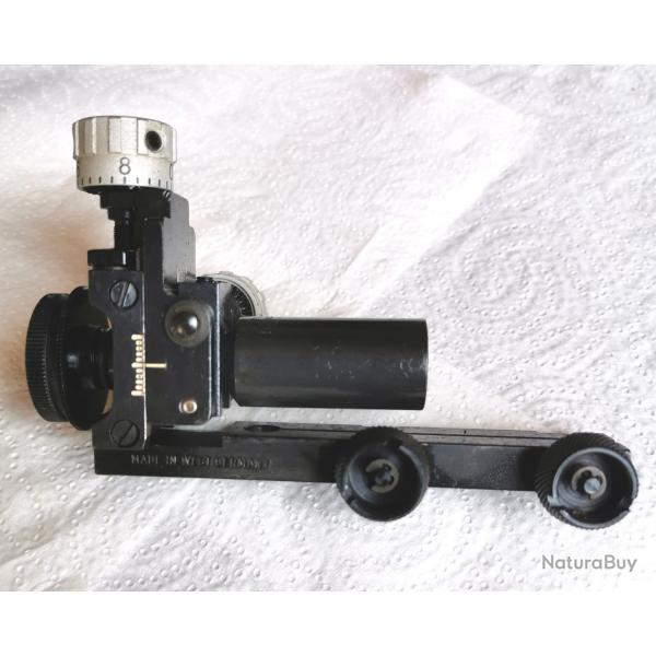 Dioptre Micromtrique Comptition,ANSCHUTZ,Top PRECISION,(25 clicks /tour,certifi) Trs Bon tat