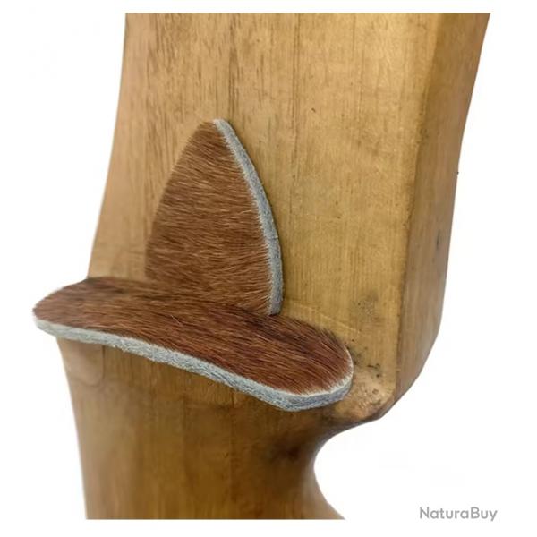 Repose-flche auto-adhsif en cuir (Arc traditionnel Longbow ou recurve)