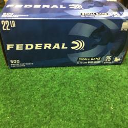Munitions FEDERAL 22LR a Grenaille plomb n 12 x 500