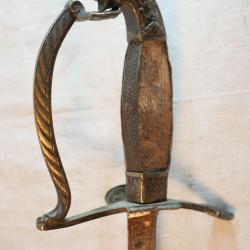 épée du 1er Empire d'officier supérieur à tête de lion langue pendante - CAB25EPE001