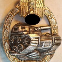 Insigne allemand Panzerkampfabzeichen Silber mit Einsatzahl "50" jours de combat - SDC24IAL007