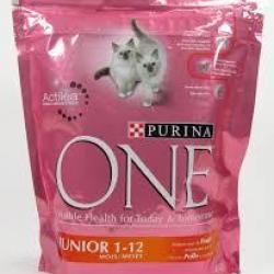 ONE JUNIOR CAT POULET ET CEREALES COMPLETES 1.50KGS