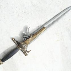 DENIX Pistolet-poignard France S.XVIII (1204) Pistolet Colonial et pirate 1492 XVIII ref PER25PIS001
