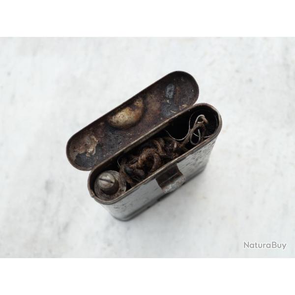 RARE Ncessaire K98 incomplet de teinte bleue FALLSCHIRMJGER LW LUFTWAFFE - ref BRA25NEC001