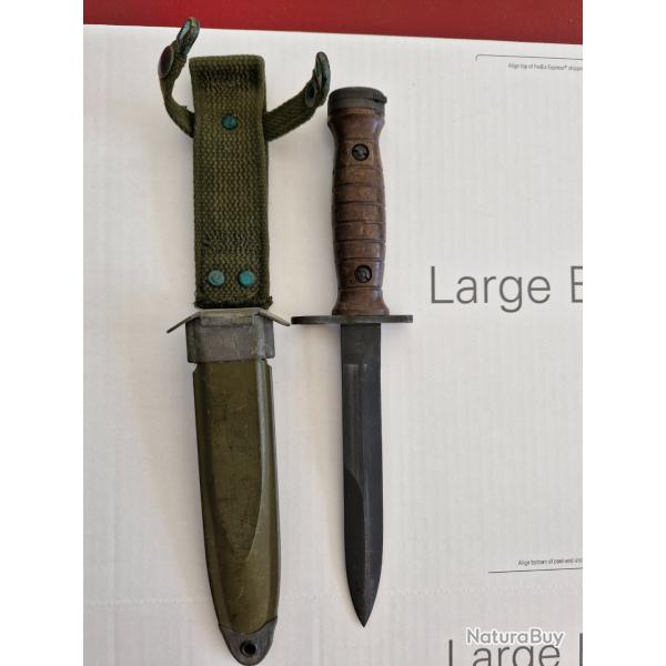 Baonnette beretta BM59, 1957 avec fourreau