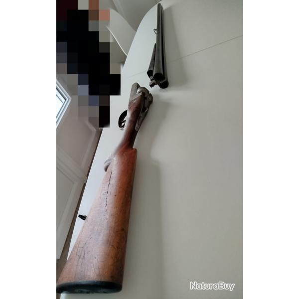 Fusil de chasse  AYA 16/70 juxtapos avec sa malette et accessoires