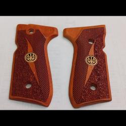 Poignées en bois, grips pour pistolet Beretta 92 fs