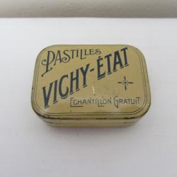 Boite Pastilles Vichy-Etat en tôle 1920