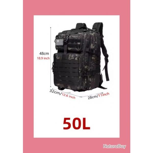 Sac  dos impermable 50 L ( envoi gratuit )