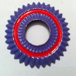 cocarde de casque à pointe B/R   A25.35