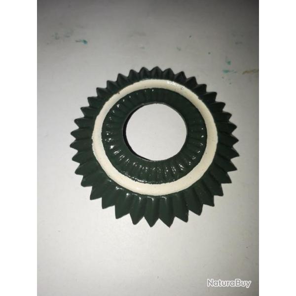cocarde de casque  pointe  vert / blanc / vert   A25.8