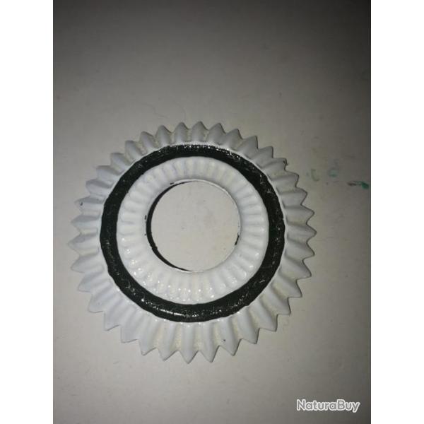 cocarde de casque  pointe blanc/ vert / blanc  A25.81