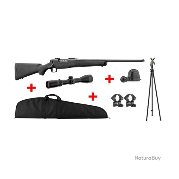 Pack carabine MOSSBERG patriot synthtique cal.30-06 spcial chevreuil