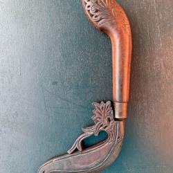 SUPERBE COUTEAU KARAMBIT LAWI AYAM, PREMIERE MOITIE DU XX° SIECLE, SUMATRA, RARE
