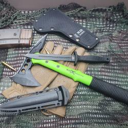 Ensemble dague + tomahawk