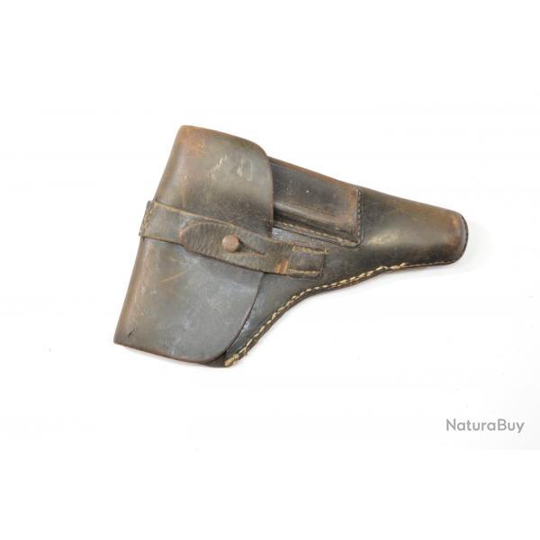 Etui / holster pour pistolet Allemand PPK WW2,  POL.HBG. Polzei Hambourg ?